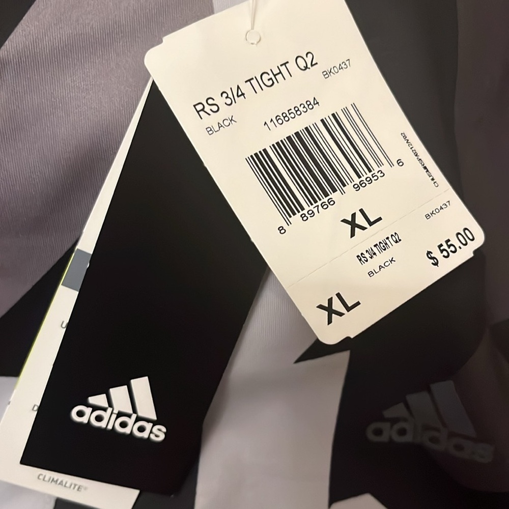 NWT - Adidas 3/4 Tight - Picture 3 of 8